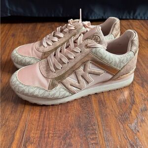 Michael Kors Women's Blush and Metallic Sneakers